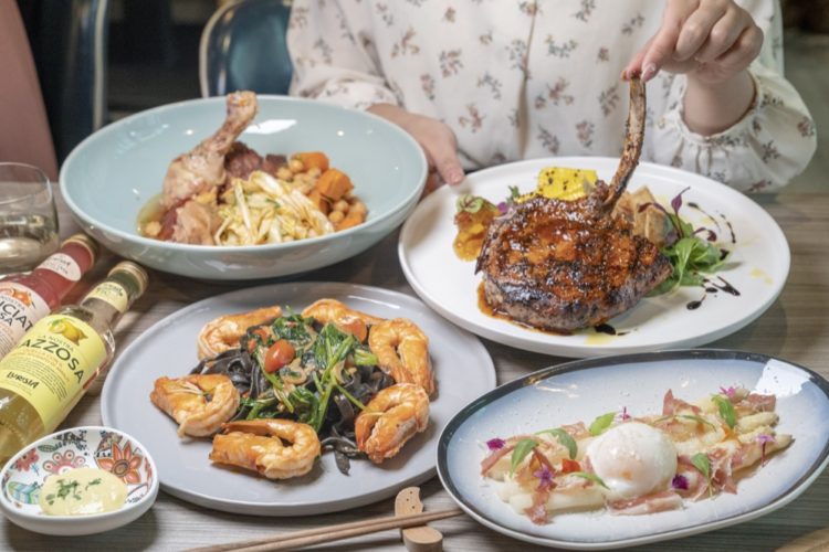 歐式料理,前菜,燉飯,排餐,義大利麵,手作甜點,竹北光明街商圈,新竹,竹北,伊比利豬,核桃蝸牛,餐廳,義大利