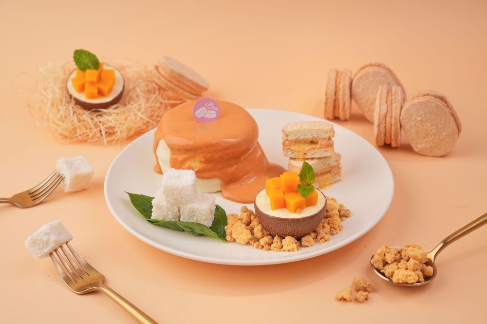 泰國第一手標奶茶變鬆餅！Café del SOL季節限定「泰奶鹹蛋黃舒芙蕾鬆餅」 