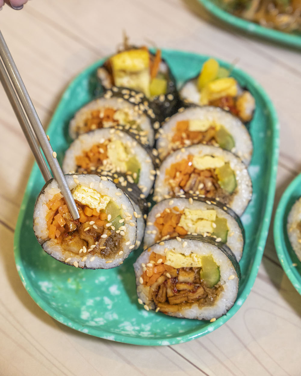 金家飯捲 KOREAGIMBAP 김가김밥，捷運古亭站美食，吃個韓國人都喜歡的飯卷吧