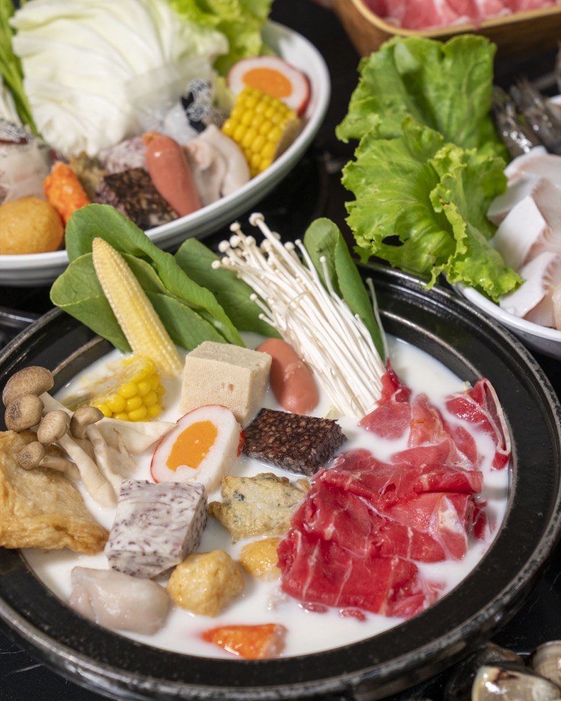 柒柒石頭火鍋，蘆洲美食，人氣鍋物吃到飽，還有好吃牛丼飯