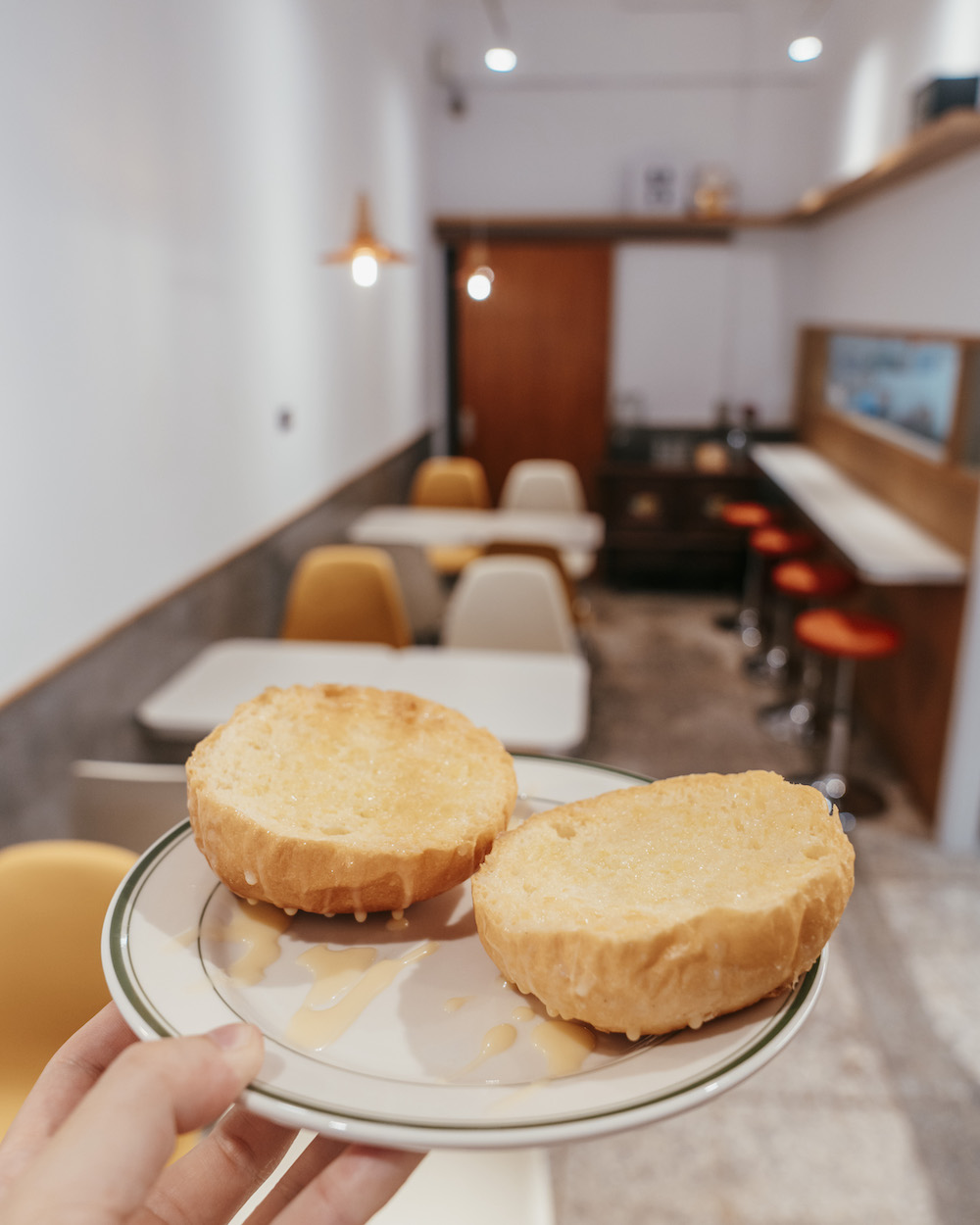 萬華香港人開的港式早餐－富特士多　港式麵包酥脆甜而不膩