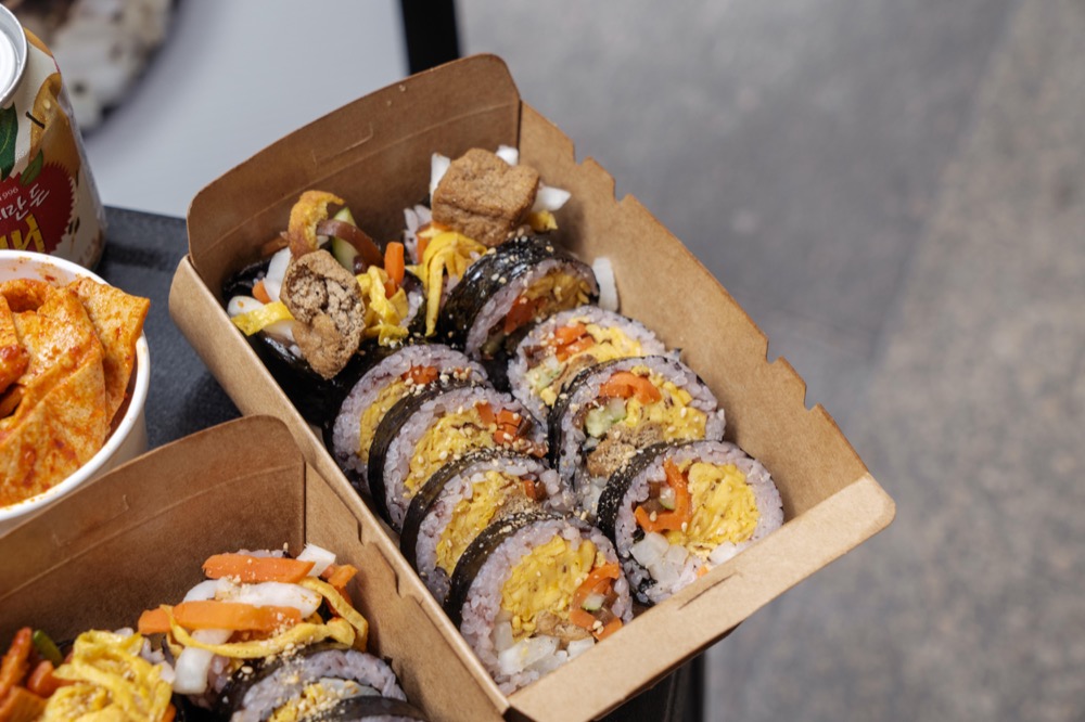 台北晴光美食 紅gimbap 韓式飯卷｜野餐、派對首選！來自韓國夫妻好手藝～