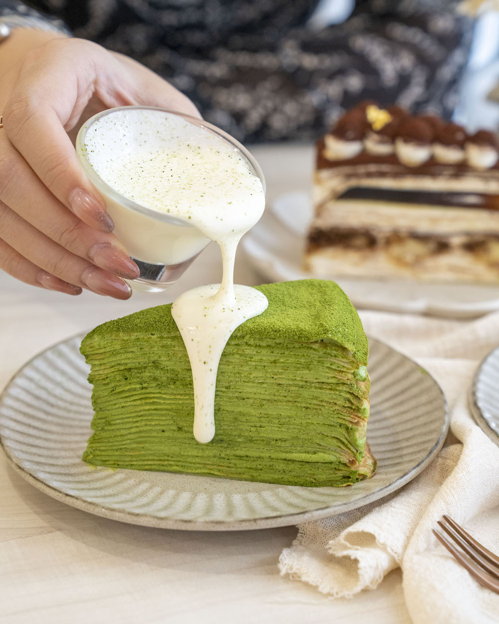 先生sensei千層　日本小山園「抹茶起司千層」隱藏版提拉米蘇是微醺大人味