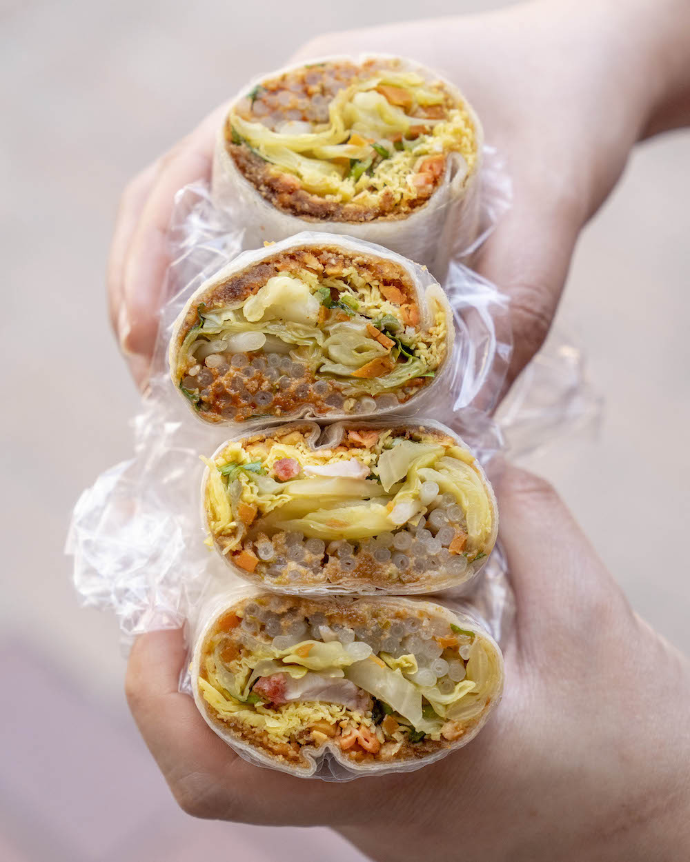 林良號潤餅，大稻埕美食，老字號潤餅，少見的手工製作餅皮，潤餅好吃