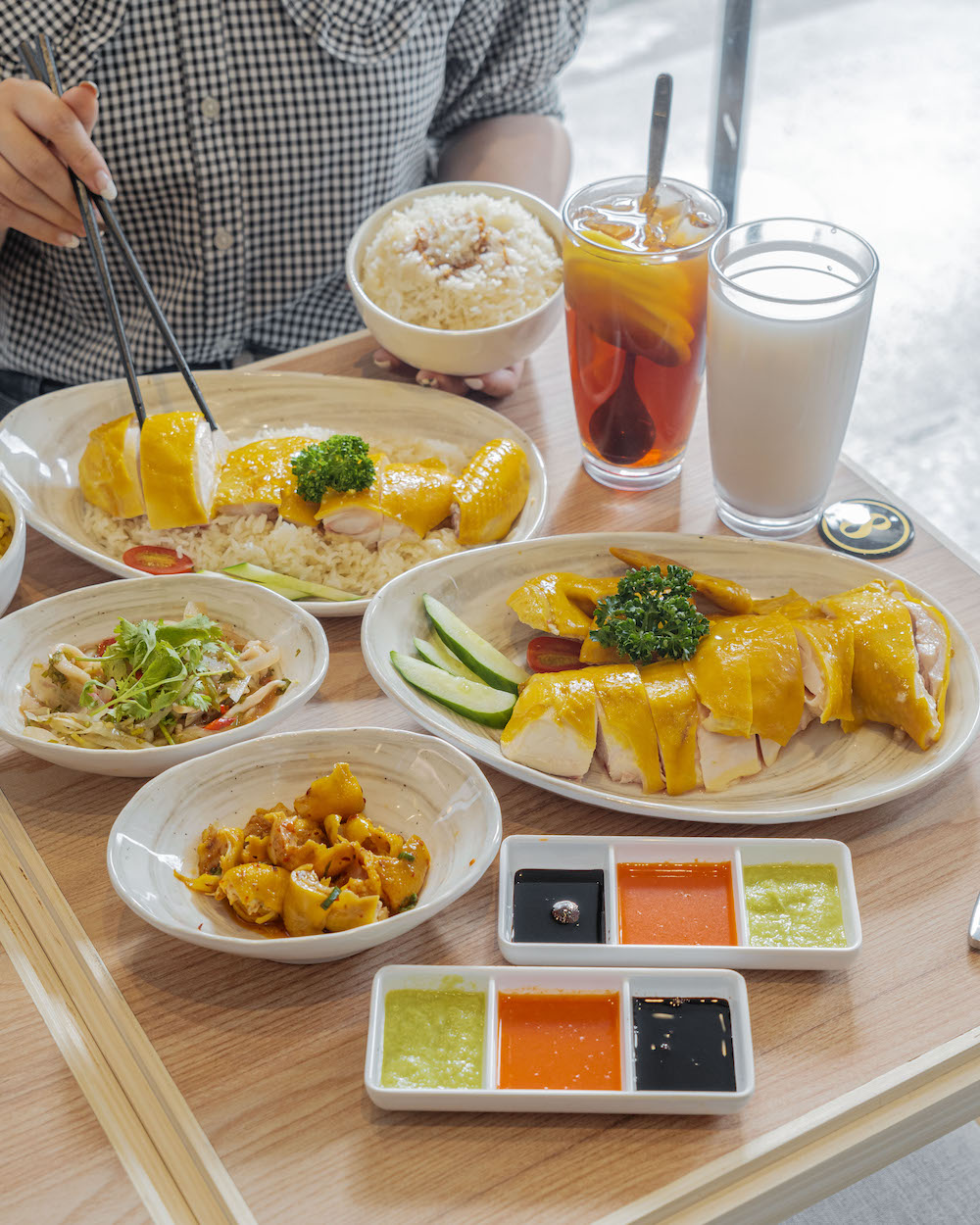 瑞記海南雞飯台北大直北安店，捷運大直站美食，好吃的海南雞飯