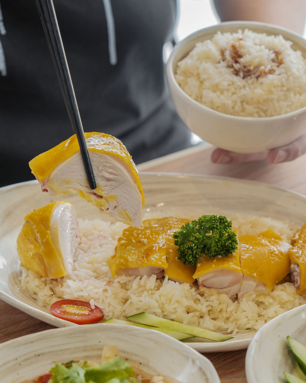 瑞記海南雞飯台北大直北安店，捷運大直站美食，好吃的海南雞飯