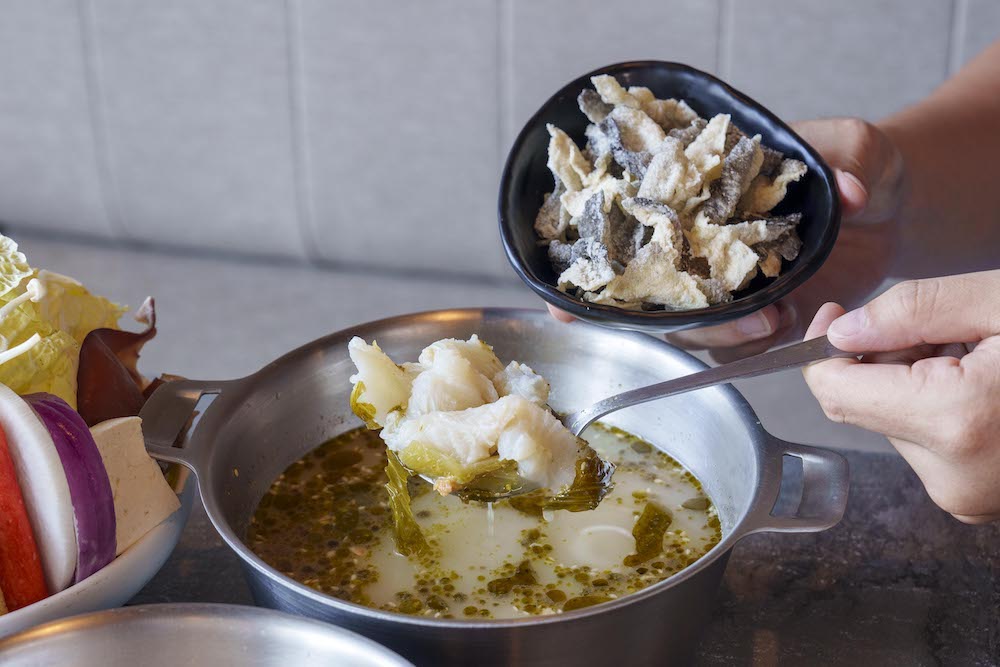 台中美食 森饗鍋物｜質感森林系鍋物必收藏！川香酸菜魚湯底必朝聖