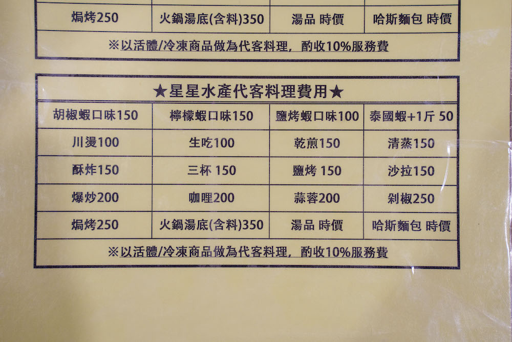 桃園美食 星星水產｜豪華又新鮮的活體水產超市 代客料理「龍蝦、生蠔、海膽」想吃什麼自己挑！