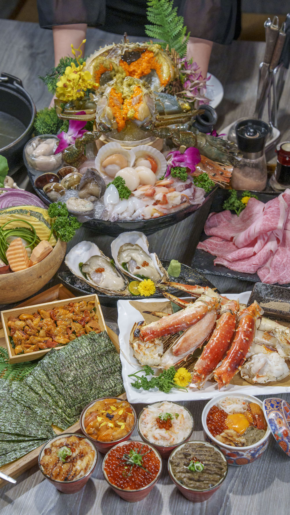 台中美食 水森水產｜活體水產尬浮誇火鍋　還有日式料理可以點！